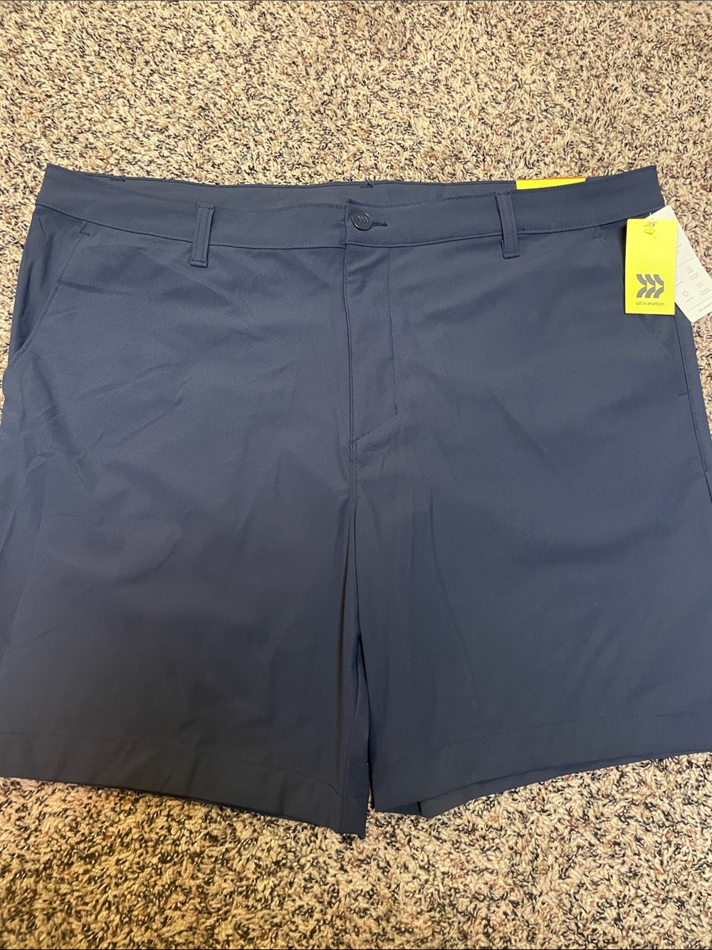Menโs Navy Golf Shorts 360 Lifestyle Unlined 8โ Inseam Size 40 NWT
